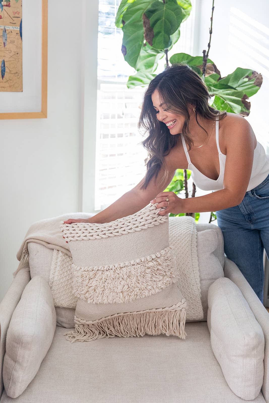 Vesperina Throw Pillow: Without Insert