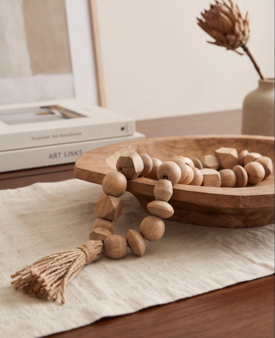 Wooden Bead Garland | One of One